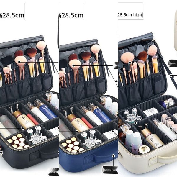 

lpt9x for women tattoo portable capacity cosmetic makeup artist and makeup storage large embroidery toolbox bag cosmetic bag professional ba