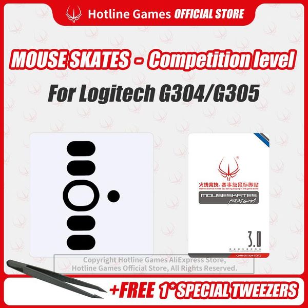 

ine games 3.0 competition level mouse skates mouse feet pad replacement feet for g305 0.28mm/0.6mm thickness