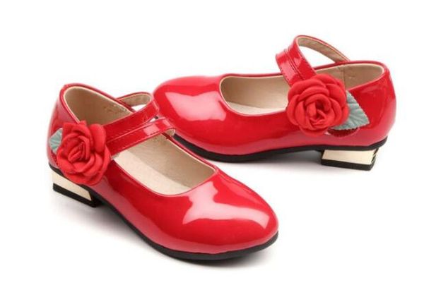 

new arrival fashion girls leather shoes casual flower princess single shoes autumn children flats dance show shoes 03 wmtxas xhlove, Black