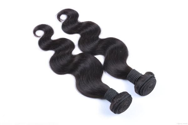 

the fashion nature color brazilian virgin double weft hair extensions 100% remy human hair weave bundles 10-30 inchs, Black