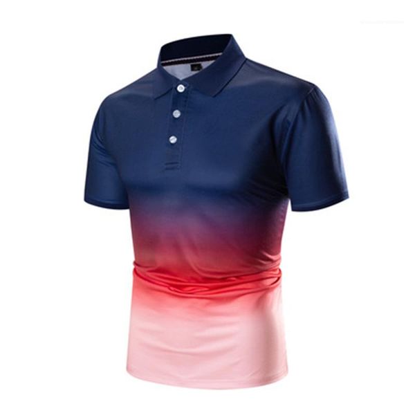 

casual turn-down collar loose polos man tie dye polos designer summer short sleeve lapel breathable polo shirt fashion trend, White;black