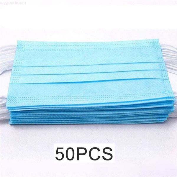 

dhl 3-layer non-woven disposable mask face masks protection and personal health masks face sanitary mask fast ship dha917