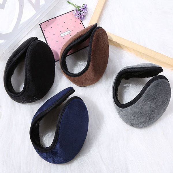 

fashion solid 2021winter color protection cold keep warm plush earmuffs zfs0758