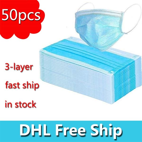 

factory3jw2face dhl 3-layer non-woven disposable mask masks protection and personal health mask face sanitary mask in