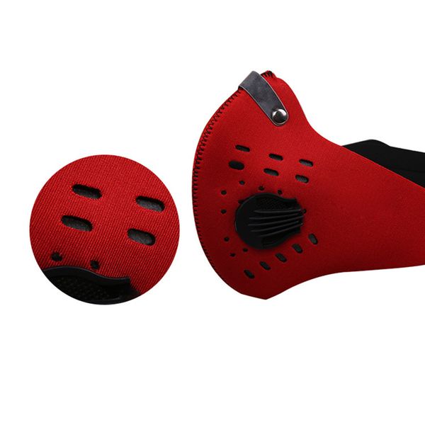 

factorykh7zmask face training cycling mask masks with trenirovochnaya filter half face carbon bicycle bike mascarilla polvo trainin