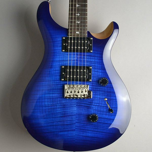 

se custom 24 dc faded blue burst electric guitar