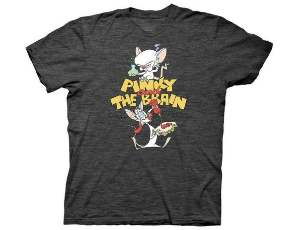 

pinky and the brain science and sandwich mens t-shirt -available sm to 2x tee shirt custom graphic sport hooded sweatshirt hoodie