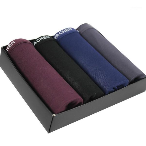 

new 4pcs\lot mens underwear boxers bamboo fiber male panties comfortab le mens underwear trunk brand shorts modal boxer men1, Black;white