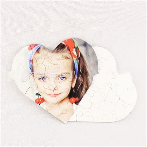 

wholesale heart shaped jigsaw puzzle wooden blank sublimation mdf jigsaw puzzles children toys birthday gift popular product 10 5bdh1