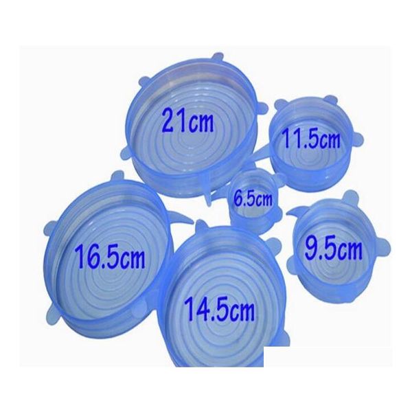 

new arrive universal sile suction lid-bowl pan cooking pot lid-sil stretch lids sile cover kitchen pan qyldnv ppshop01