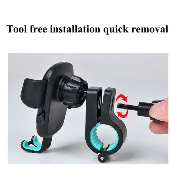 

2 in1 bicycle phone holder universal motorcycle mobile phone stand bike handlebar stand mount bracket for iphone xiaomi samsung wmtmuh