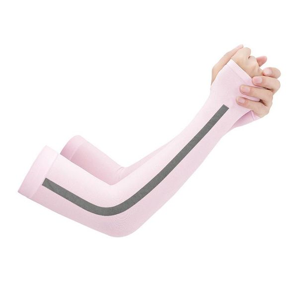 

new breathable arm sleeves cycling ice fabric camping arm warmers sleeve for outdoor sports sun protection uv protection, Black;gray