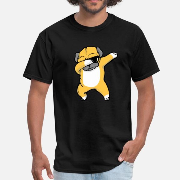 

dabbing pug t-shirt t shirt classic breathable tracksuit hoodie sweatshirt