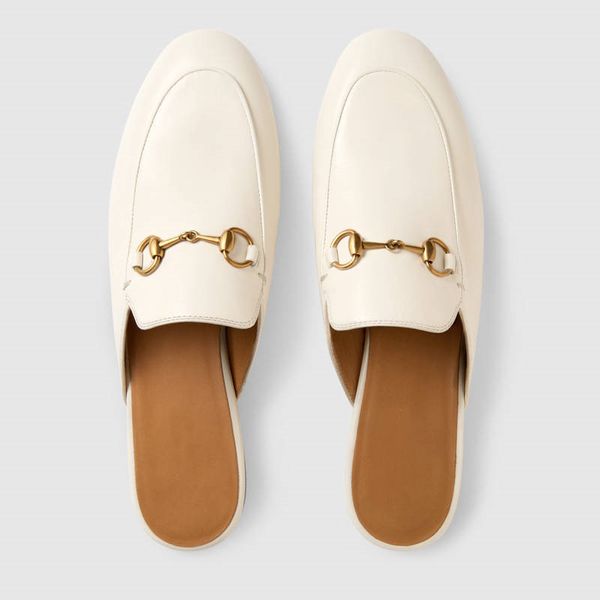 

2022 luxurious leather slippers, Black