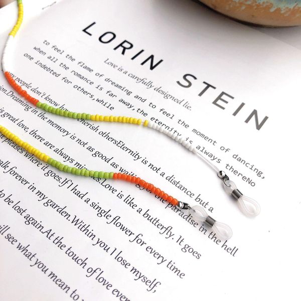 

summer 2020 rice beads eyeglasses chain new handmade beads eyeglasses chain fashion sunglasses chain stripes eyewear accessories h jllxxv