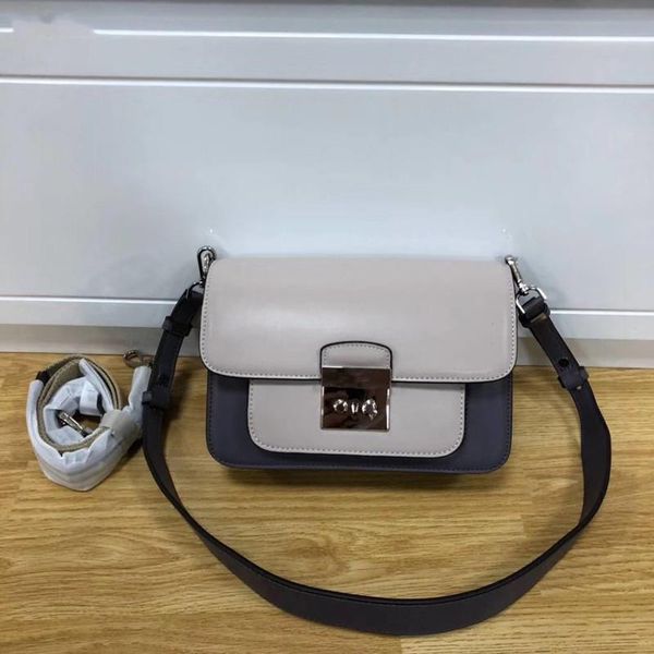 

wholesales famous m brand sloan editor shoulder bag for women cross body leather crossbody colorblock with two removable straps