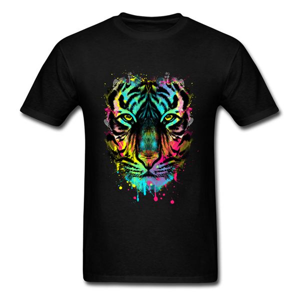 

hunter for colors 2018 watercolor t shirt tiger printed tee shirts fashion animal graffiti summer fall sport hooded sweatshirt hoodie