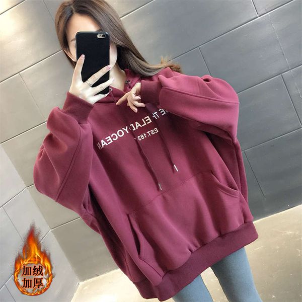 

autumn and winter women's loose korean style cashmere sweater, Black