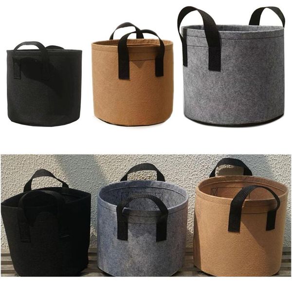 

2/3/5/7/10 gallon garden plant grow bags vegetable flower pot planter diy potato garden pot plant growing b bbyqbi