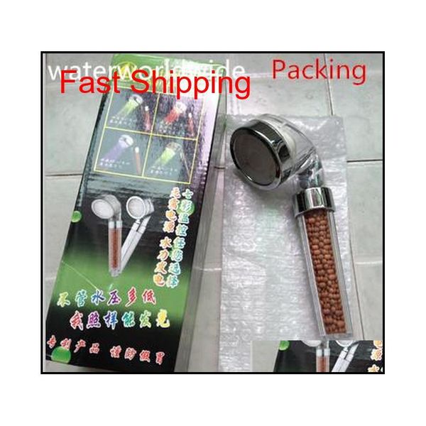 

crystal led hand shower head led tourmaline spa anion shower ducha chuveiro led shower head lighting b jllpko bdefight