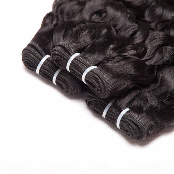 

double drawn 2bundles deep wave yunan hair bundles 10-30inch loose wave deep curly body water wave natural jet black