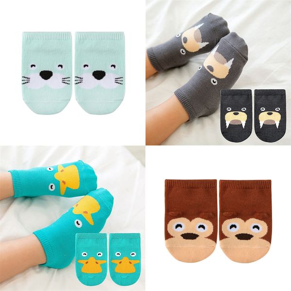 

baby cartoon socks kids socks childs toddler infant newborn cotton sock winter keep foot warm cover for kids boy girls g20304, Pink;yellow