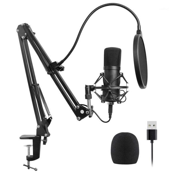 

usb microphone kit usb computer cardioid mic podcast condenser microphone with professional sound chipset for pc karaoke, youtub1