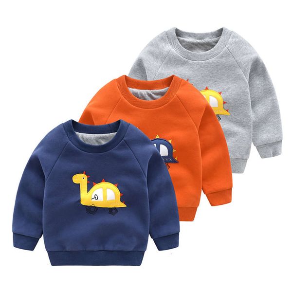 

thickened sweater winter 2019 new children's plush pullover embroidered cartoon top, Black