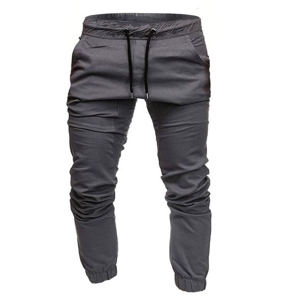 

fashion cargo pants men popular oversized pants easy to wear with solid color tether belt and casual corset trousers joggers, Black