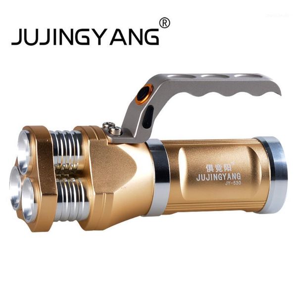

portable lanterns 3 led light beads blue / white dual source multifunctional marine fishing searchlight1