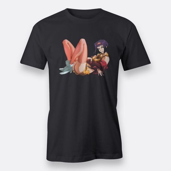 

мода короткие творческий printed faye valentine cowboy bebop art black мужская футболка s xxxl sizesummer футболка спортивная с капюшоном то