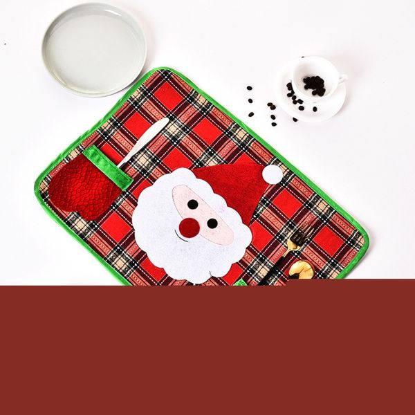 

k5ndt elk dining felt cloth dining table plate insulation bowl meal heat waterproof oil-proof meal mat bowl 4dtbb christmas decoration mat