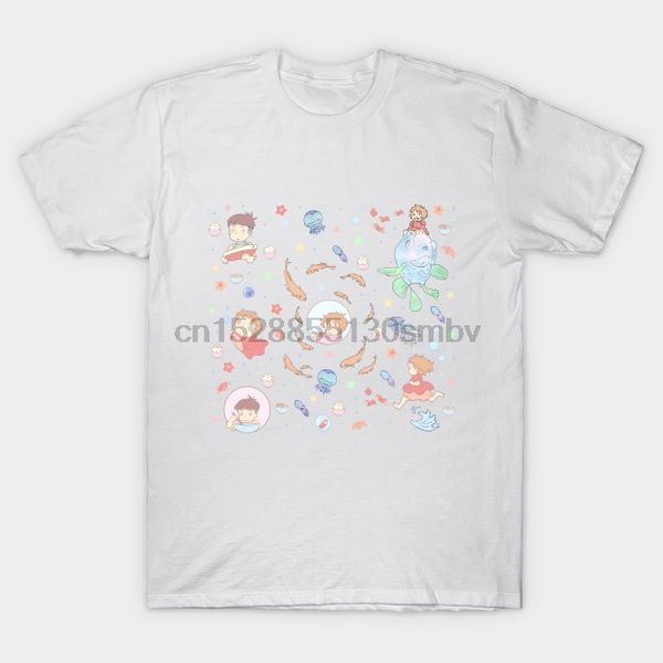 

мужчины тенниска поньо аниме t рубашка женщин t-shirt тройники топ спорта с капюшоном hoodie