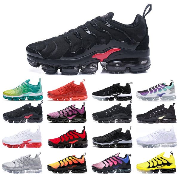 

plus running shoes for man runner sunset lemon lime red black aurora green blue fury cool grey hyper violet bumblebee bred sneakers wholesal