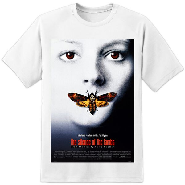 

silence of the lambs classic movie poster horror film hannibal lecter streetwear casual hoodie designers t shirts sweatshirt