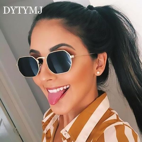 

sunglasses dytymj small frame women retro metal brand designer sun glasses for men fashion ocean lens gafas de sol para hombre, White;black