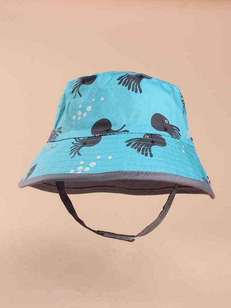 

baby animal print hat she, Yellow