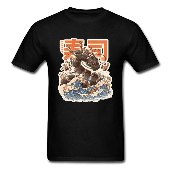 

hokusai sushi dragon wave funny for men untitled fashion faddish japanese monster mens new tees hoodie designers t shirts sweatshirt