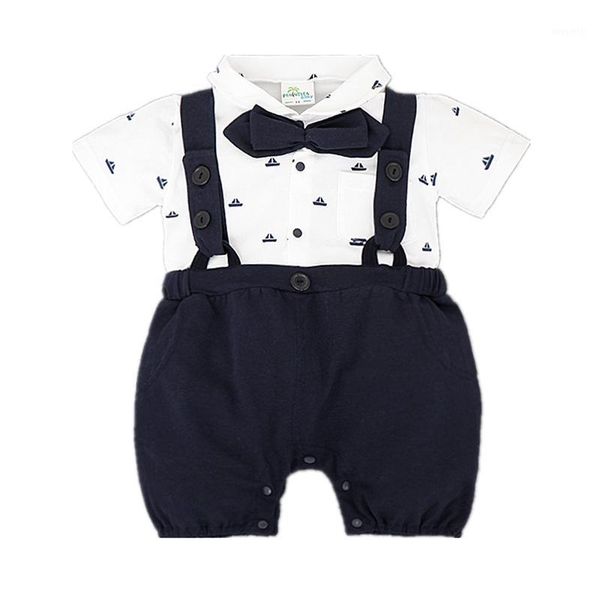 

jumpsuits summer baby clothes bebes fashion born rompers cotton costume boy clothes1, Blue