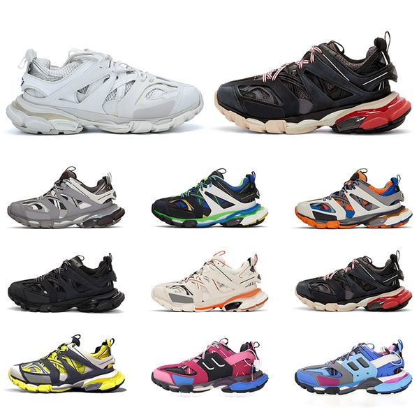 

triple s track 3.0 paris 17fw platform sneakers men women running shoes black white grey mens trainers sports size 36-45