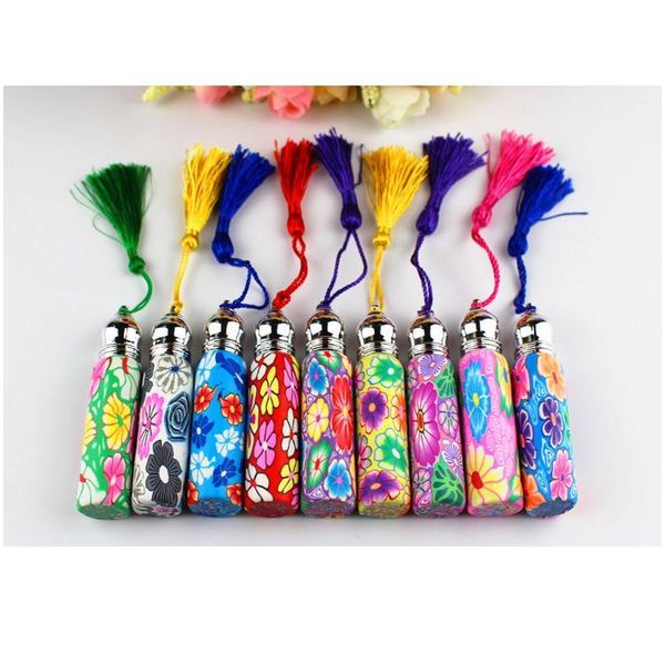 

5pcs/lot 6ml 10ml glass roll on bottles empty polymer clay perfume roller bottle essential oil vials re qylcyh