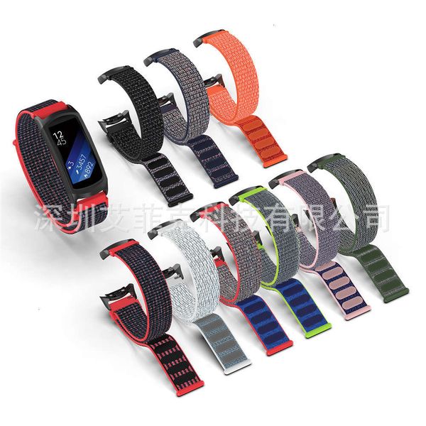 

suitable for samsung gear fit2 pro nylon loop strap r360 r365 bracelet woven wristbandbgt