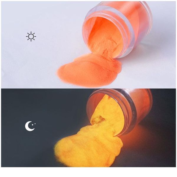 

10 цветов инфильтрация ногтей порошок ногтей глазурь powders пыль светящийся пигмент флуоресцентный порошок блестки ногтей свечение в jlljed, Silver