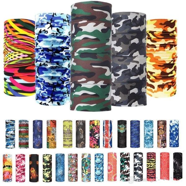 

seamless us camo stock outdoor bandana sports multifunctional headwear headband neckwarmer magic scarf neck gaiter fishi