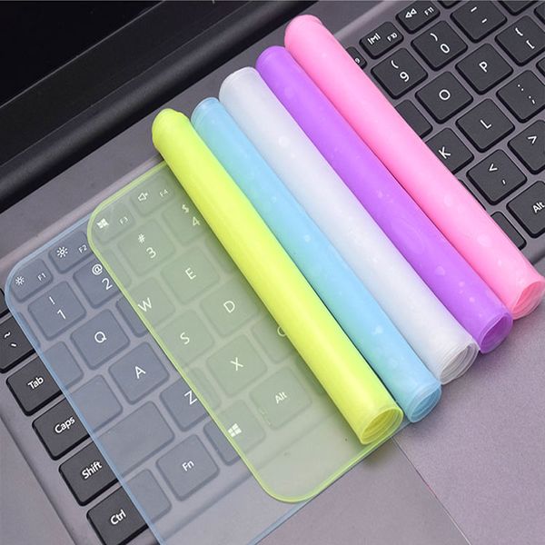 Mosible Universal Laptop Keyboard Cover Protector Pellicola per tastiera per notebook da 12 a 17 pollici Silicone antipolvere impermeabile per Macbook