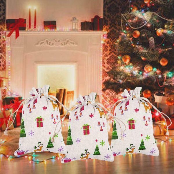 

рождество 24 дней обратный отсчет advent calendar висячие кулиской конфеты сумки сакс рождество xmas countdown украшения