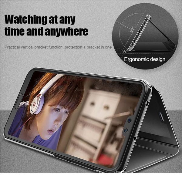 

smart mirror case for huawei y5 lite y6 y7 prime y9 2018 cover cases for huawei y9 y7 y6 jlllzj