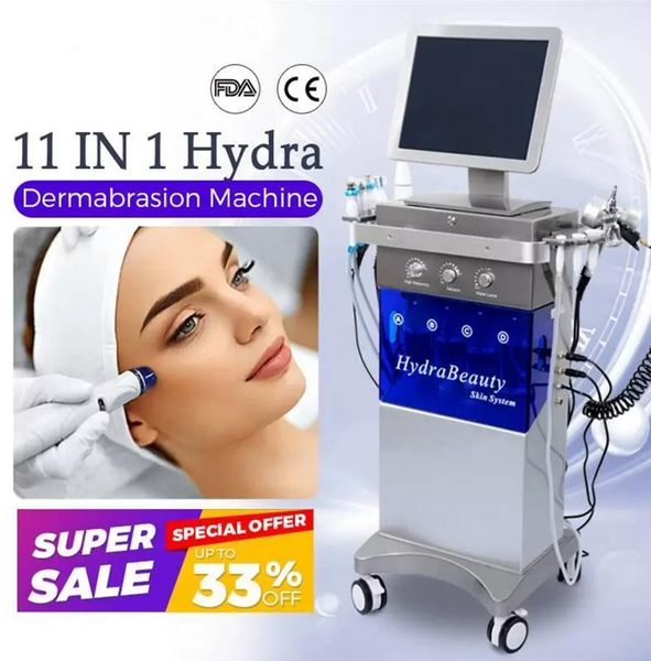 Mit ähnlichen Artikeln vergleichen Multifunktionale Dermabrasion 10 in 1 FDA-zugelassene Hydro-Jet-Wassermaschine Hydra-Aqua-Peeling-Schönheitsgerät 2 Jahre Garantie Bipolar RF