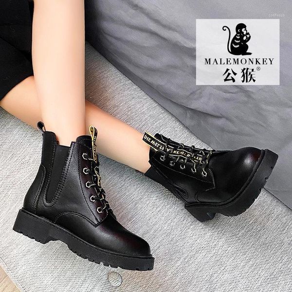 

winter boots women 2020 black genuine leather shoes boots ankle for women fashion ladies shoes platform 0432891