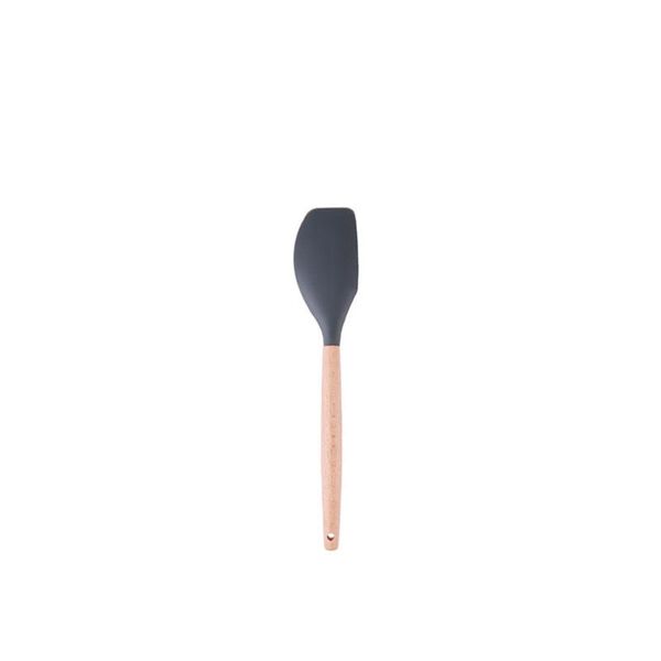 

wooden handle sile spatula heat resistant soup spoon non stick cooking shovel kitchen cooking utensils 8 styles h jllsbn